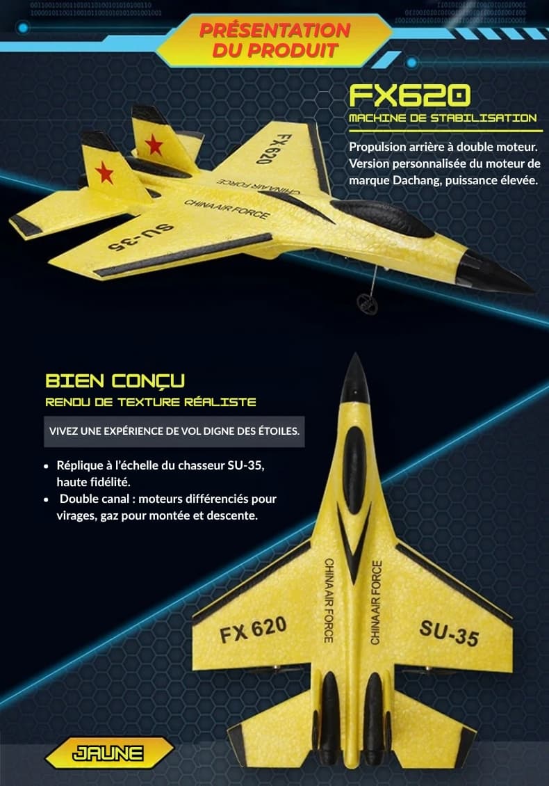 Drone Avion Télécommandé FX