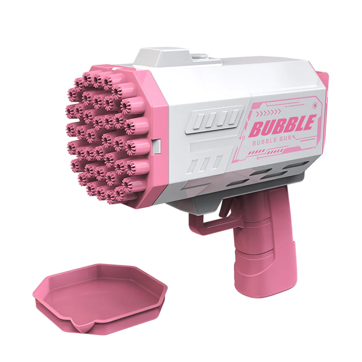 Magic Bubble Bazooka – Propulseur magique de bulles colorées rechargeable
