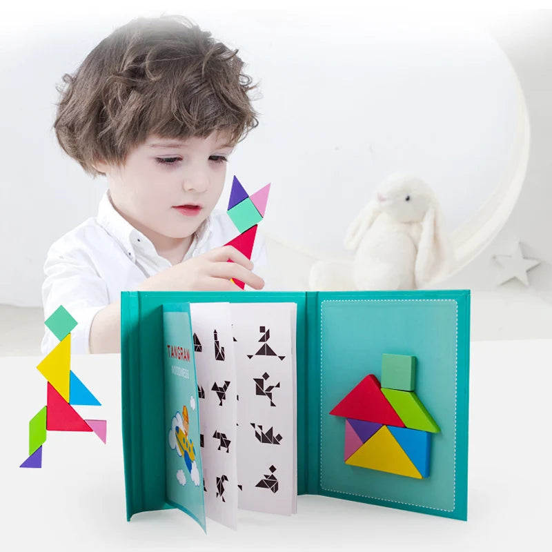 Puzzle magnétique 3D forme géométrique