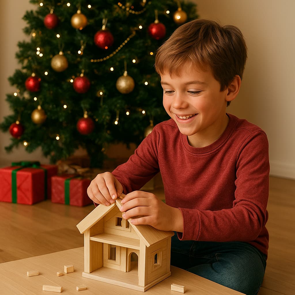 Jeu Construction Bois Maison