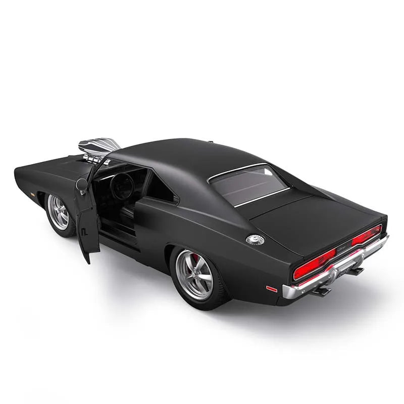 Voiture télécommandée rechargeable R/T RC noir