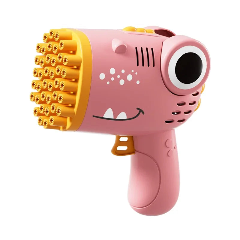 Pistolet à bulles électrique Dinosaure automatique pour enfants