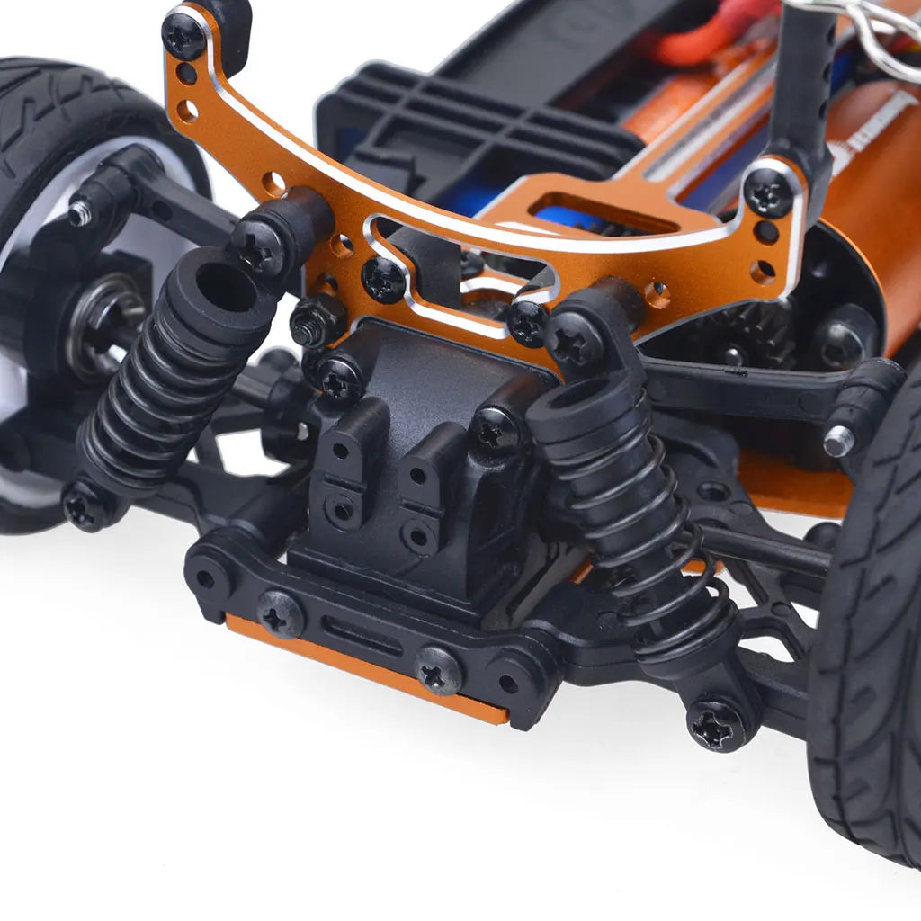Voiture télécommandée orange à haute vitesse
