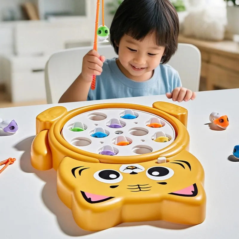Jeu Montessori enfants dès 2 ans pêche magnétique animaux