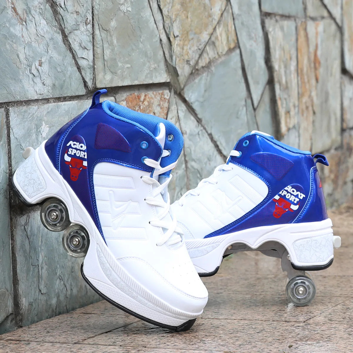 Chaussures chicago bulls à roulettes pour enfants
