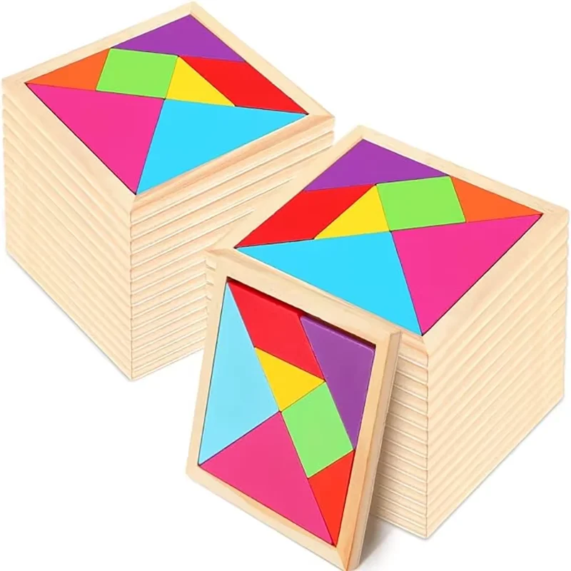 Puzzle Tangram en bois