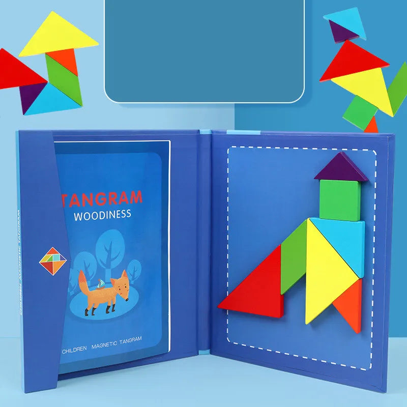 Puzzle magnétique 3D forme géométrique