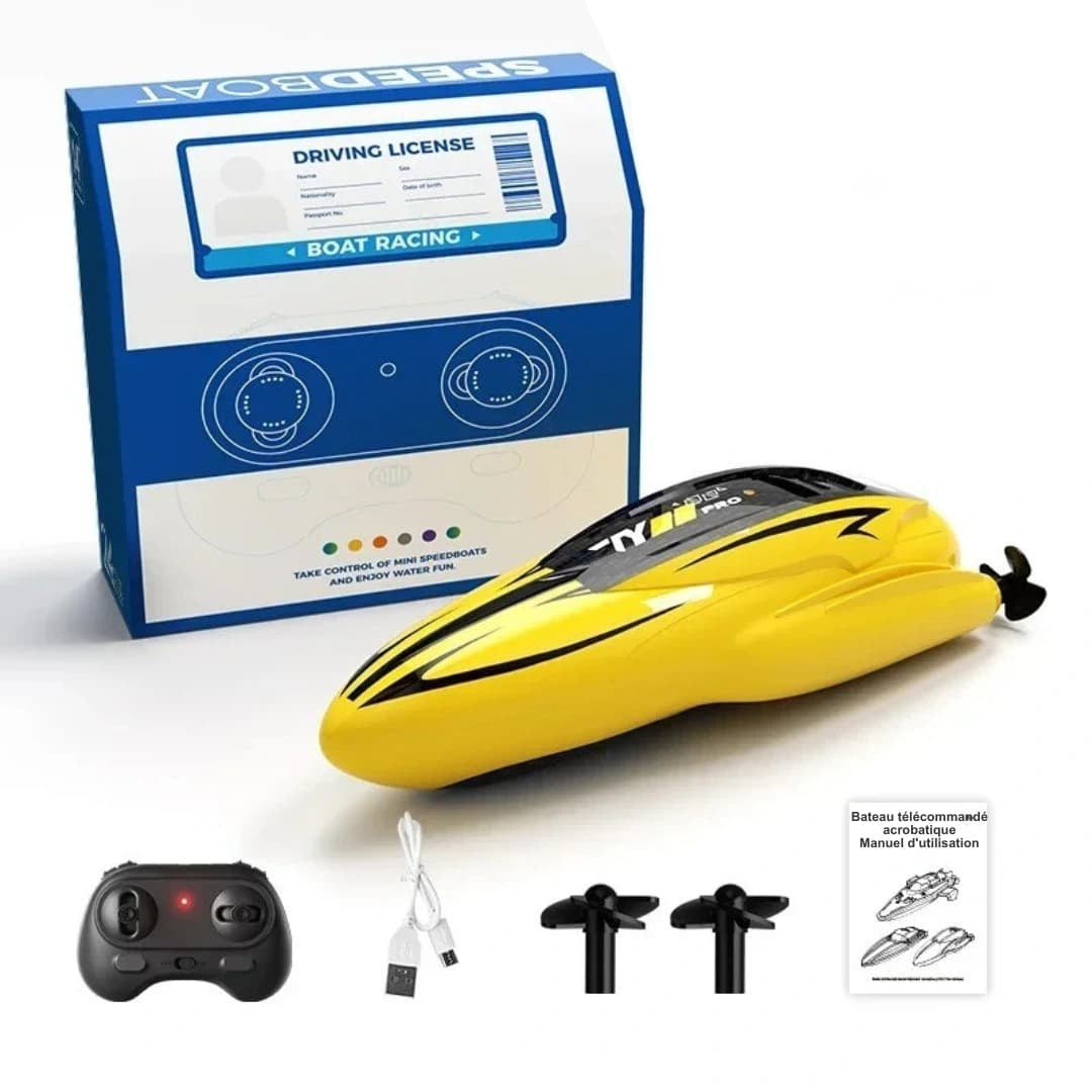 Bateau télécommandé enfant – Jeu aquatique fun et éducatif