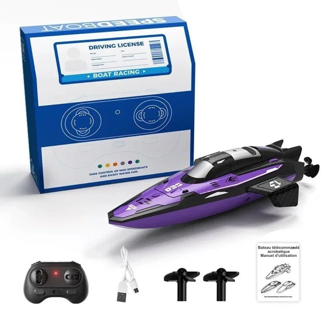 Bateau télécommandé enfant – Jeu aquatique fun et éducatif