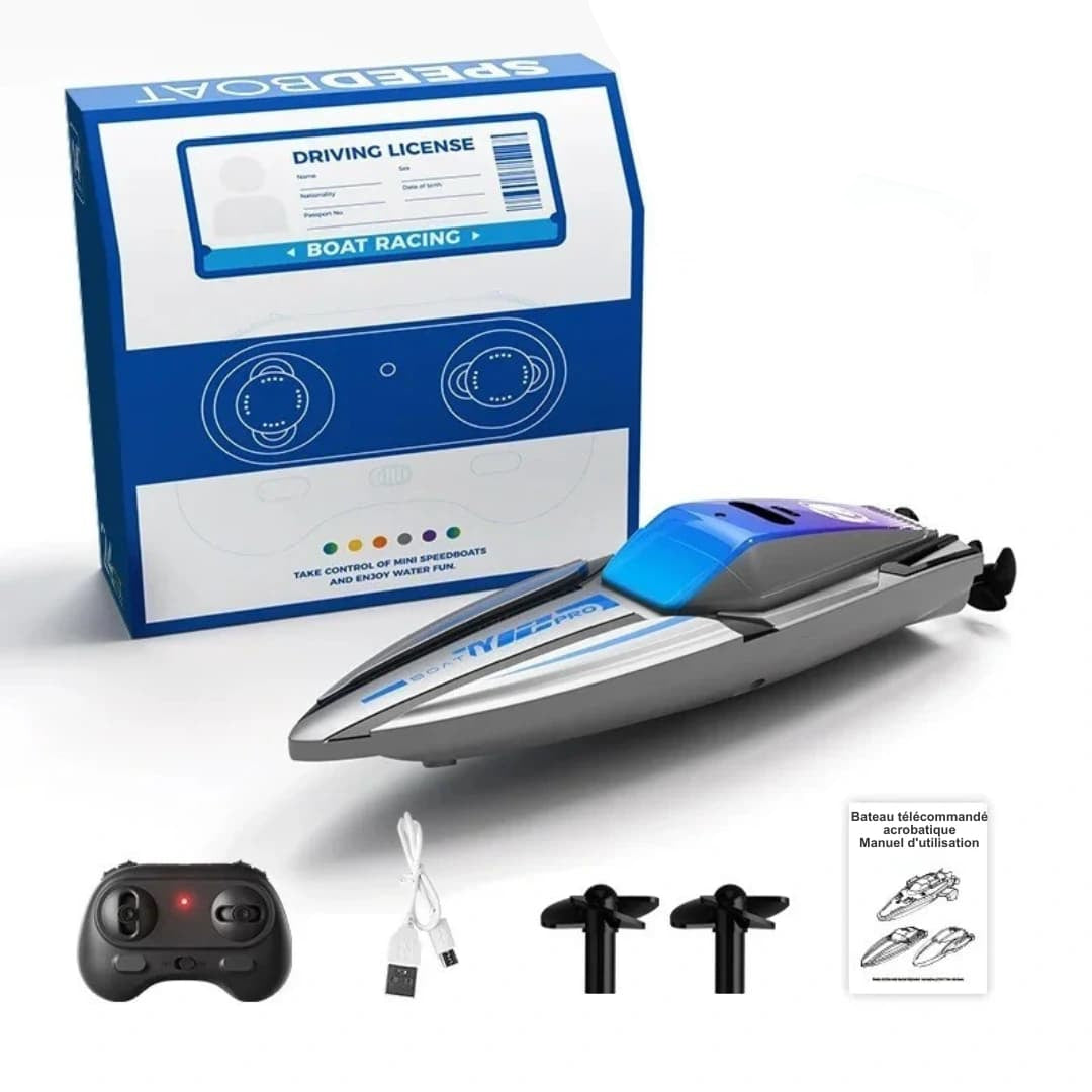 Bateau télécommandé enfant – Jeu aquatique fun et éducatif