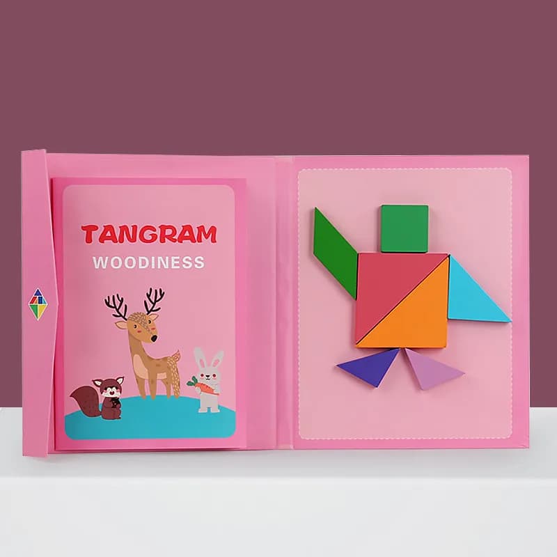 Puzzle magnétique 3D forme géométrique
