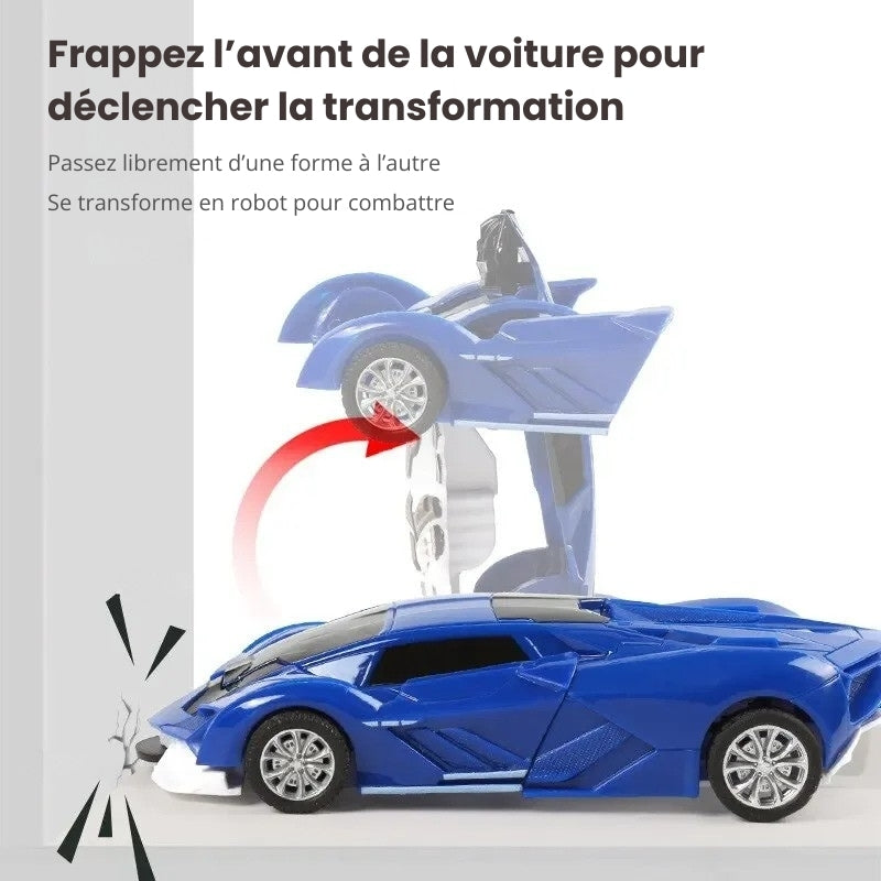 Jouet Transformachine voiture de police pour enfant
