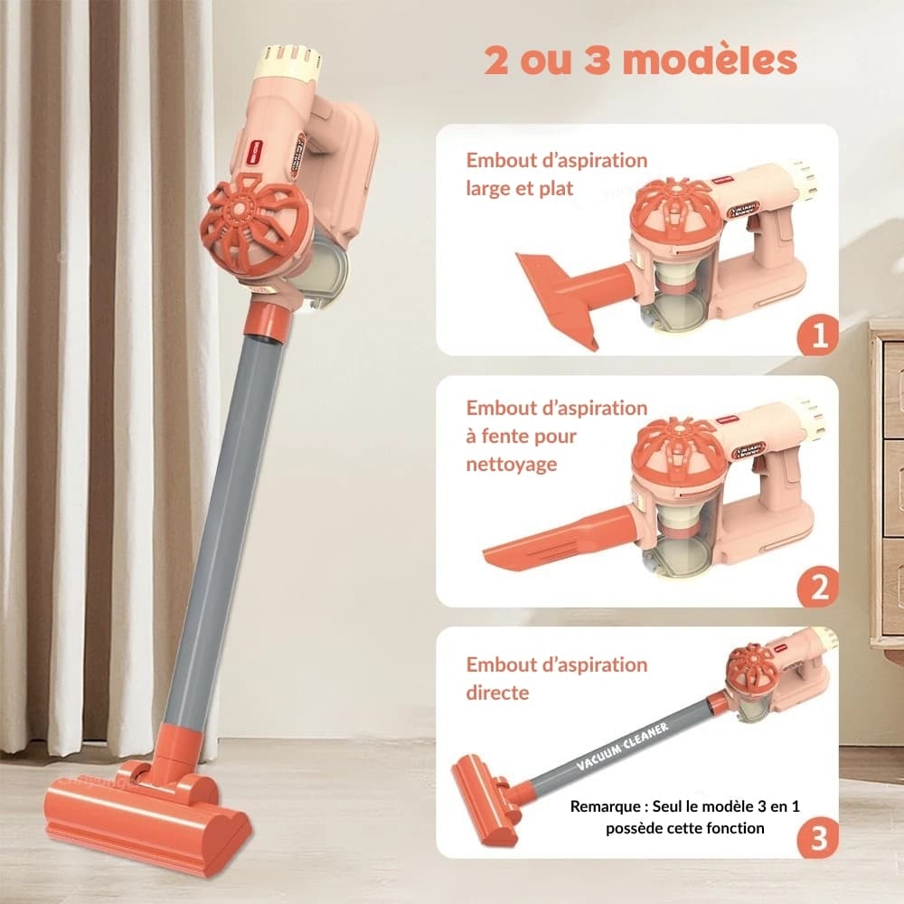 Jouet enfant aspirateur sans fil