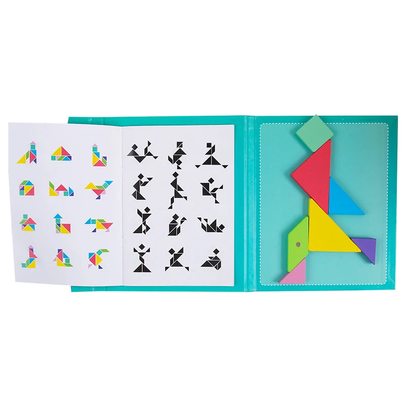 Puzzle magnétique 3D forme géométrique