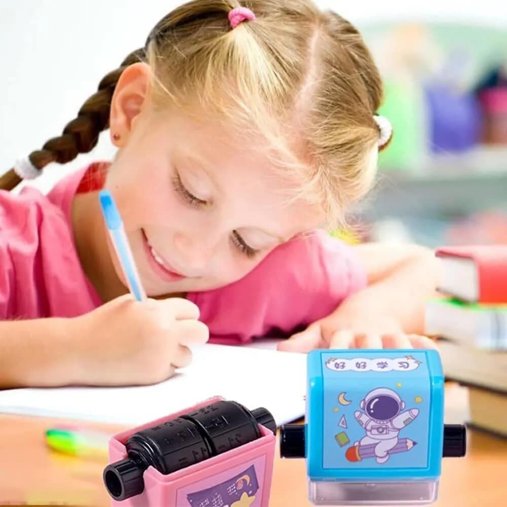 Tampon à encre Montessori pour l’apprentissage des calculs