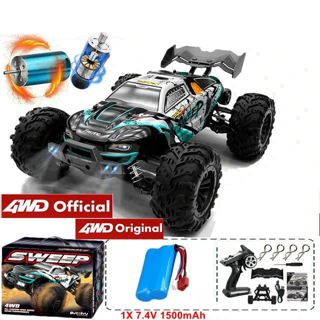 Voiture Télécommandée Turbo Raptor 70Km/h – Tout Terrain Haute Vitesse RC