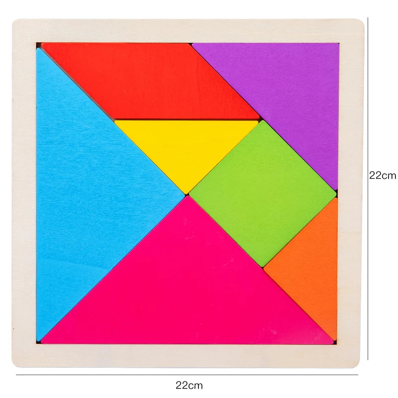 Puzzle Tangram en bois