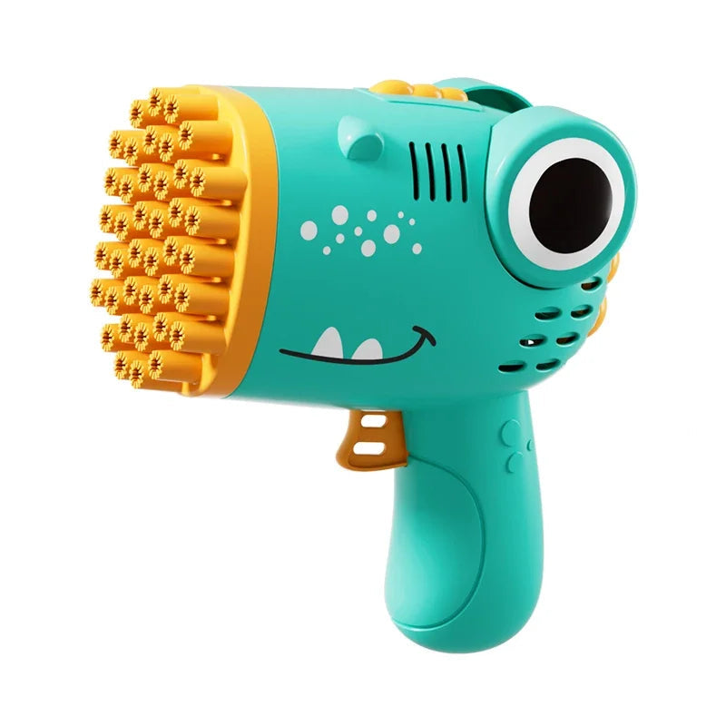 Pistolet à bulles électrique Dinosaure automatique pour enfants