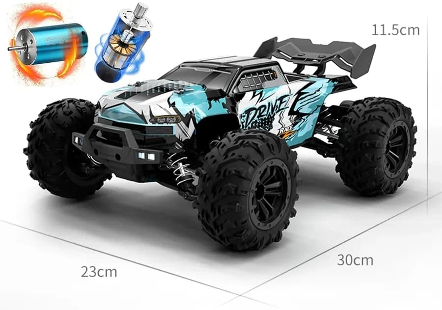 Voiture Télécommandée Turbo Raptor 70Km/h – Tout Terrain Haute Vitesse RC
