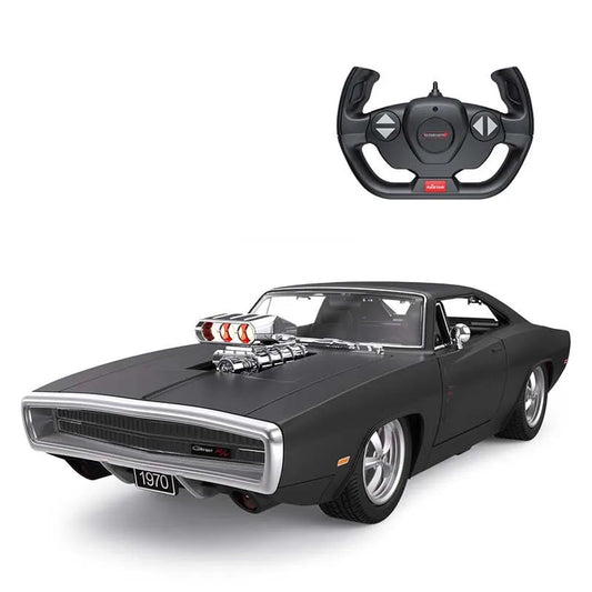 Voiture télécommandée rechargeable R/T RC noir