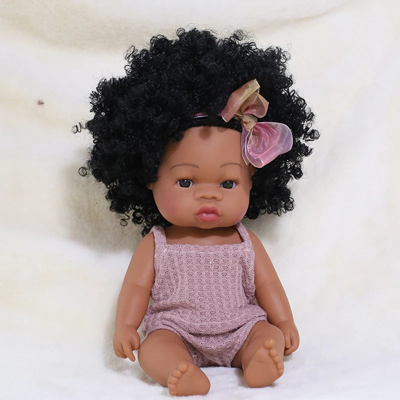 Poupée afro à beaux cheveux