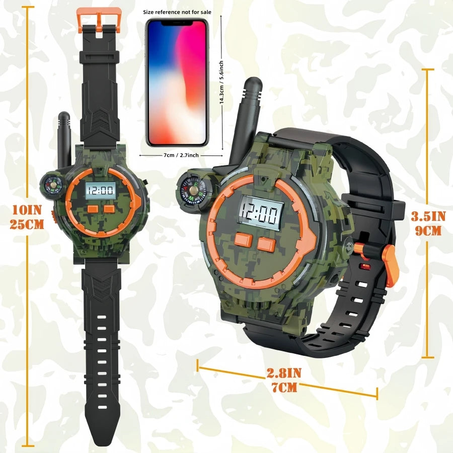 Talkie-walkie 7 en 1 en forme de montre