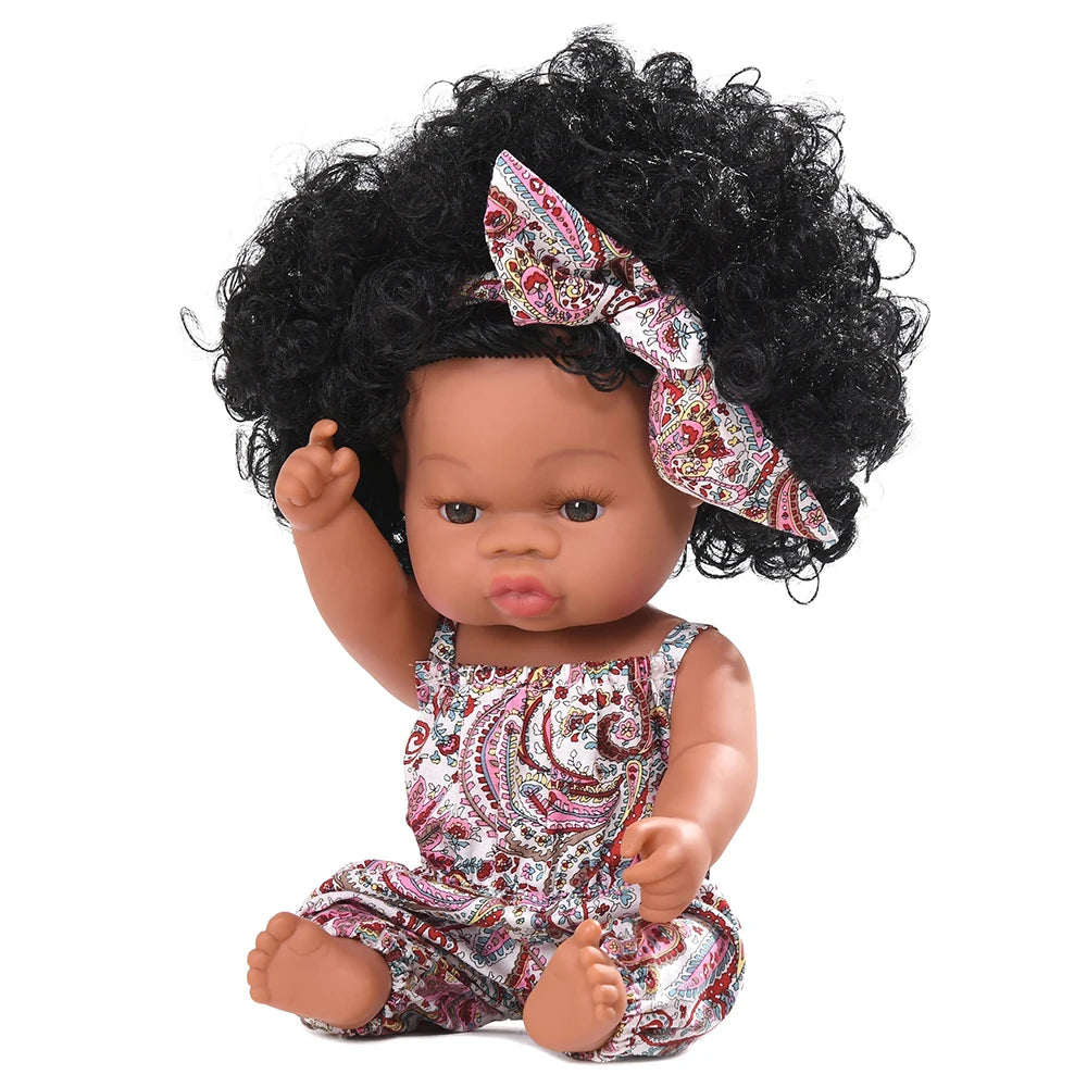 Poupée afro à beaux cheveux