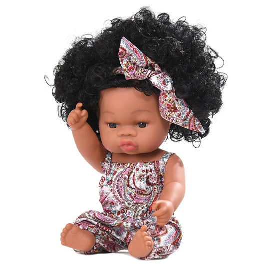 Poupée afro à beaux cheveux