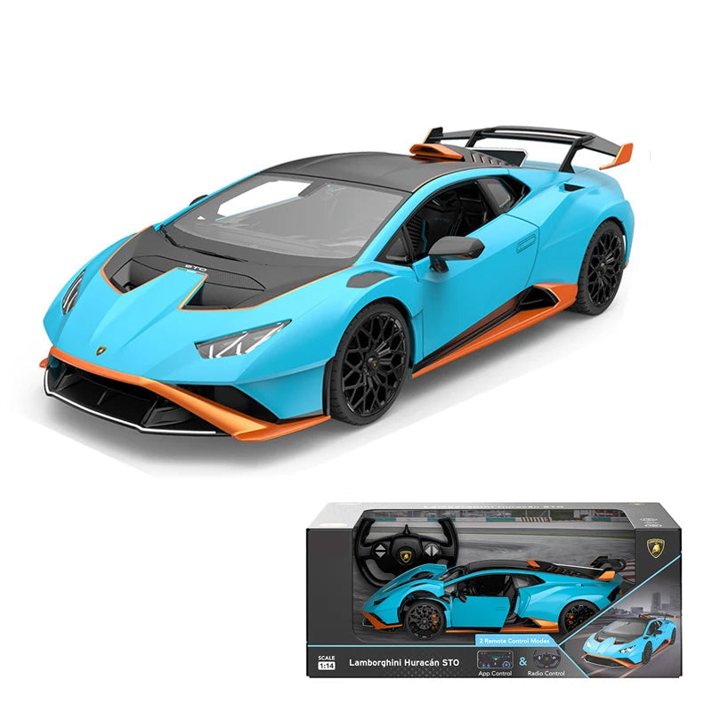 Voiture télécommandée Lamborghini Huracan STO RC bleu