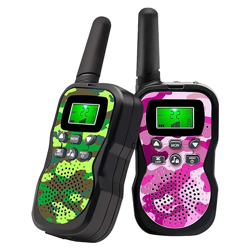 Talkie-walkie enfant à motif camouflage