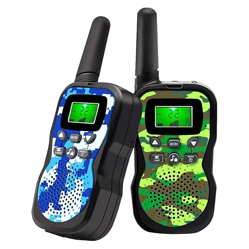 Talkie-walkie enfant à motif camouflage