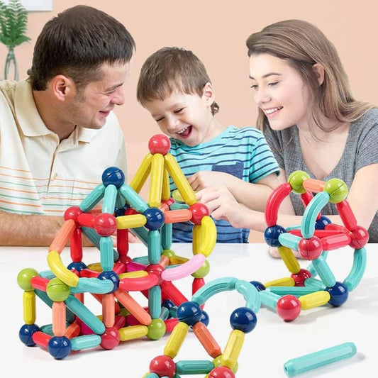 Jeu de Construction Magnétique pour Enfants