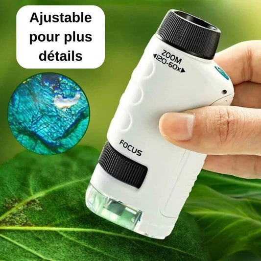 Microscope portable 60X à 120X
