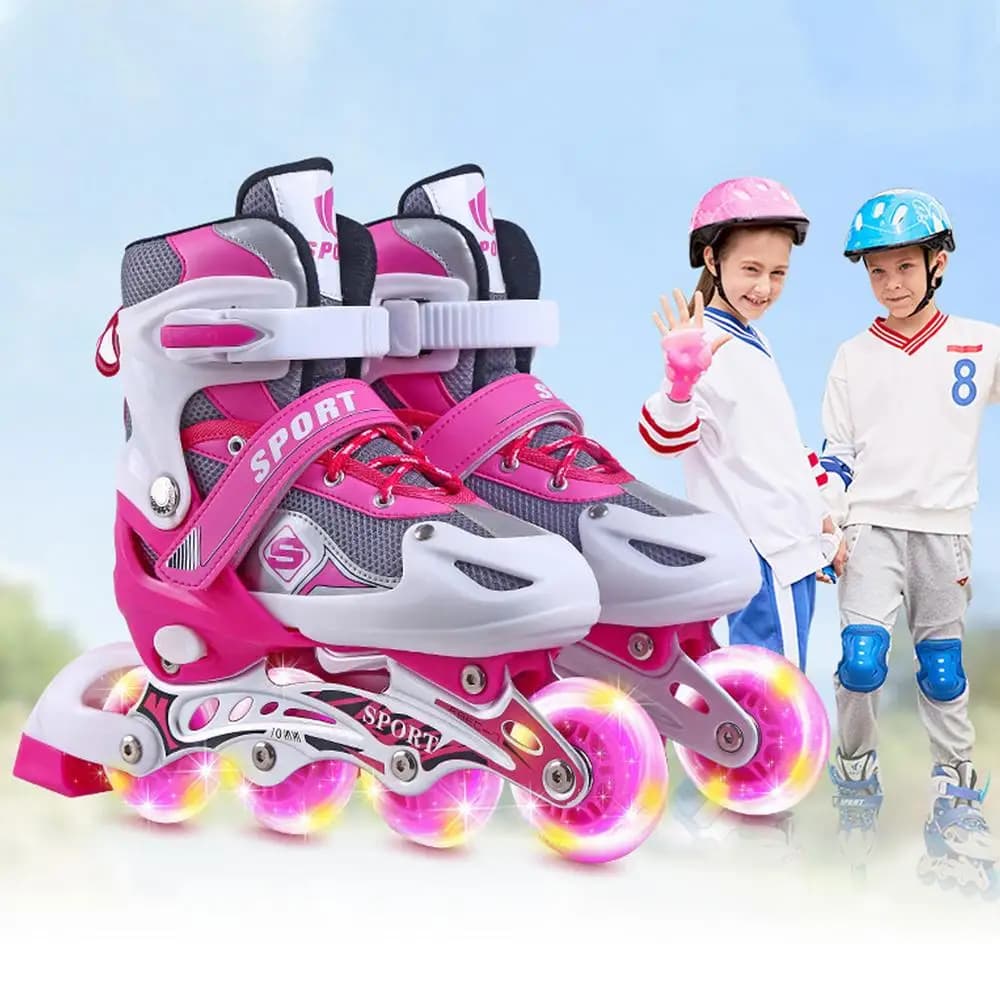 Chaussures de patins à roulettes avec ailes pour enfants